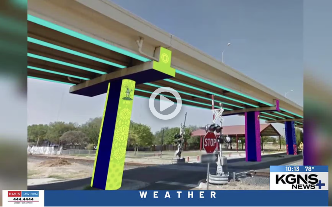 Laredo’s Lafayette bridge prepped for colorful transformation